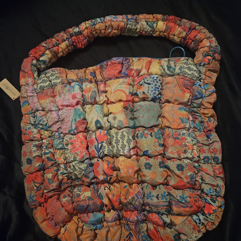 NWT NATURAL LIFE Colorful Patchwork Shoulder Bag